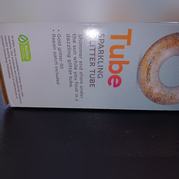 Tube Inflatable Sparkling Glitter Tube For Pool Fun. By Intex New. - Picture 6 of 6